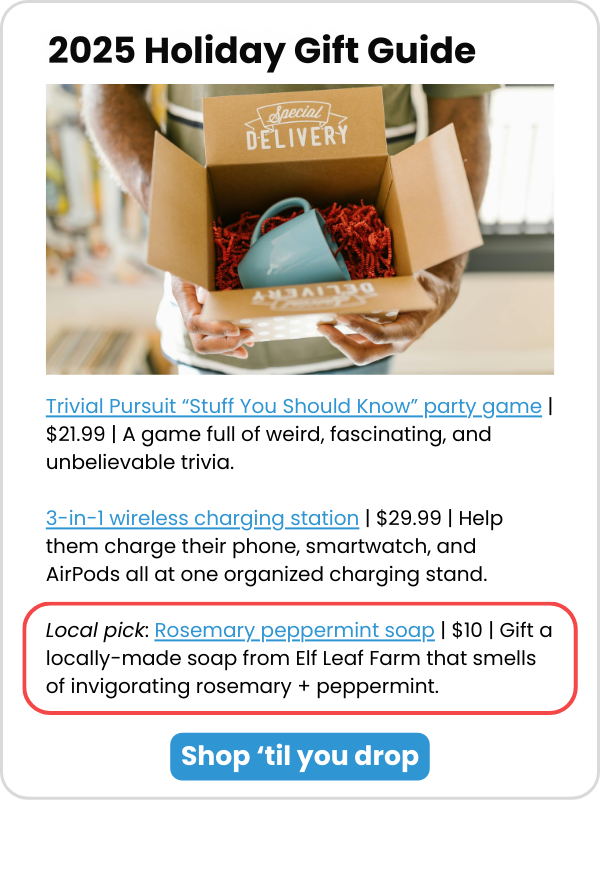Gift Guide Inclusion